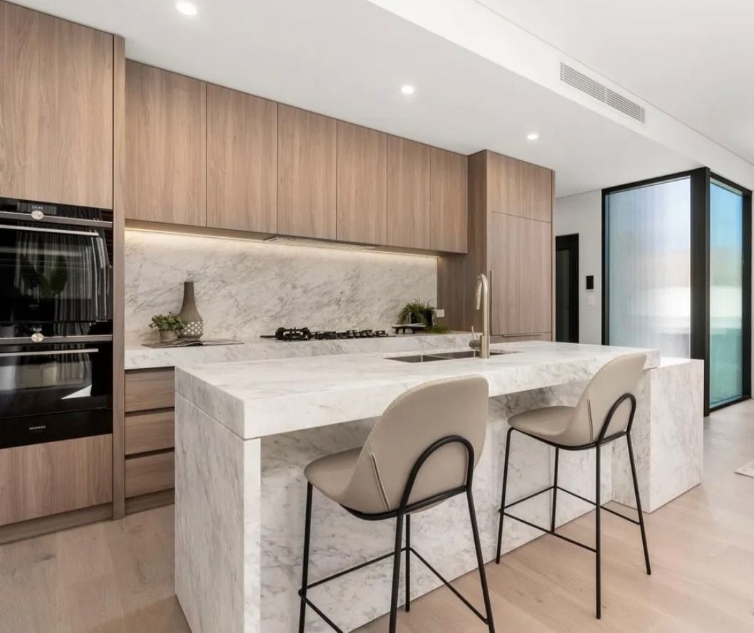 Apartment feature wall