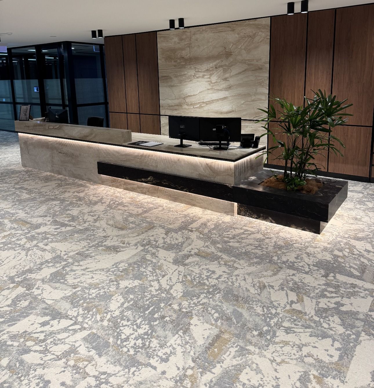 Commercial reception joinery