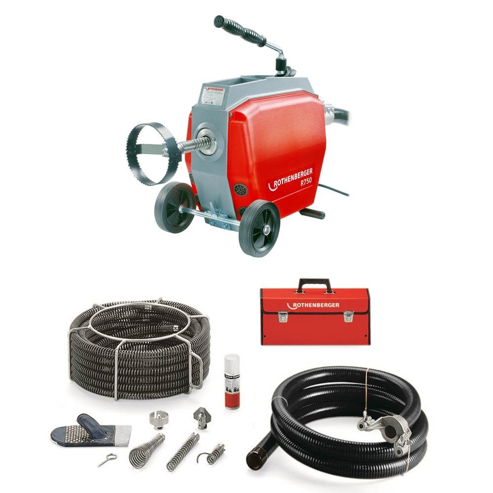Rothenberger R750 drain cleaning machine used by Upkeep Plumbing